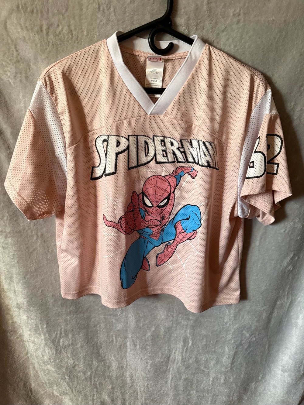 Marvel Pink Spider-Man Short Sleeve Graphic Tee